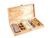 Caja Madera con Tapa para 5 Turrones