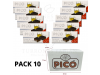 CAJA DE 10 UNIDADES DE TURRON DE CHOCOLATE AL WHISKY PICO 200GRS
