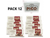 CAJA DE 12 UNIDADES DE TURRON DE CHOCOLATE CON ALMENDRAS PICO 200 GRS