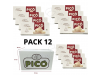 CAJA DE 12 UNIDADES DE TURRON DE COCO PICO 200 GRS