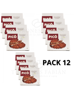 12 UNIDADES DE TORTAS DE TURRON DE GUIRLACHE PICO 150 GRS