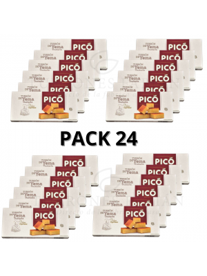 Caja de 24 unidades de Turrón de Yema Pico de 200g