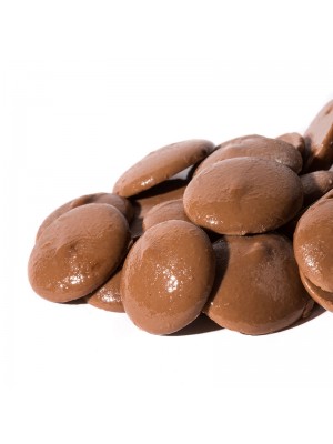 Drops or nuggets of Milk Chocolate, bag of 1 KG. Coating for melting or cooking. Antiu Xixona
