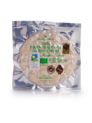 Ecological cakes of hard nougat, 200grs (Nougat of Alicante)