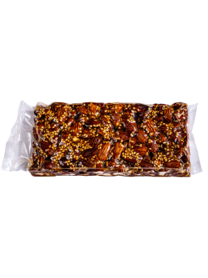 Turronico, turrón with burnt sugar and sesame seeds, 200 grams