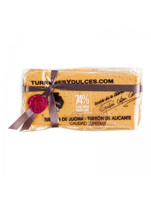 Turron jijona con almendra marcona