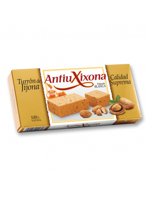 Caja de 32 unidades de Turrón de Jijona (blando) Antiu Xixona Etiqueta Blanca