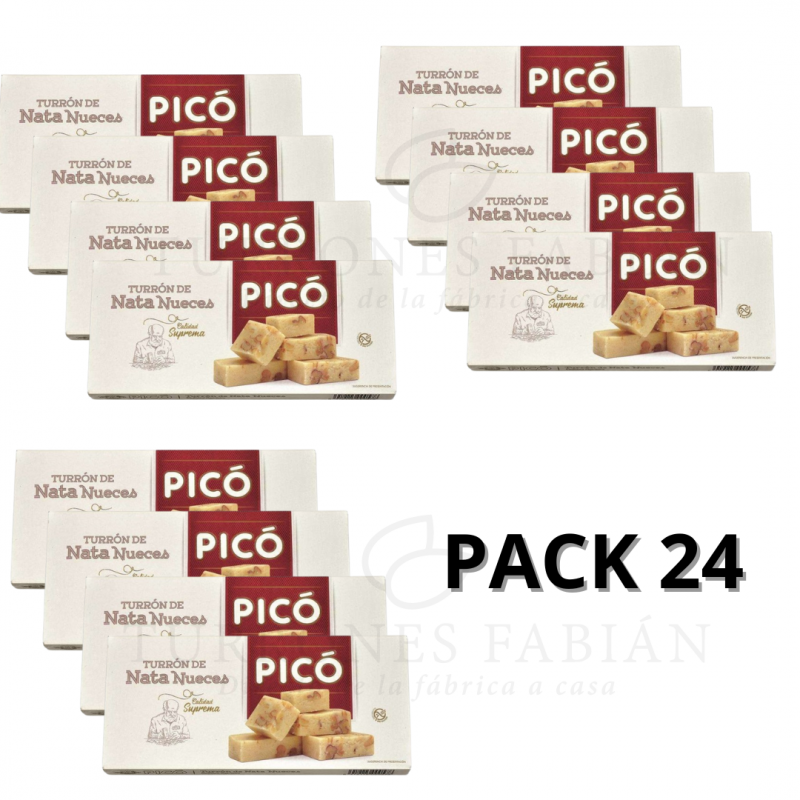 12 UNIDADES DE TURRON DE NATANUECES PICO 200 GRS