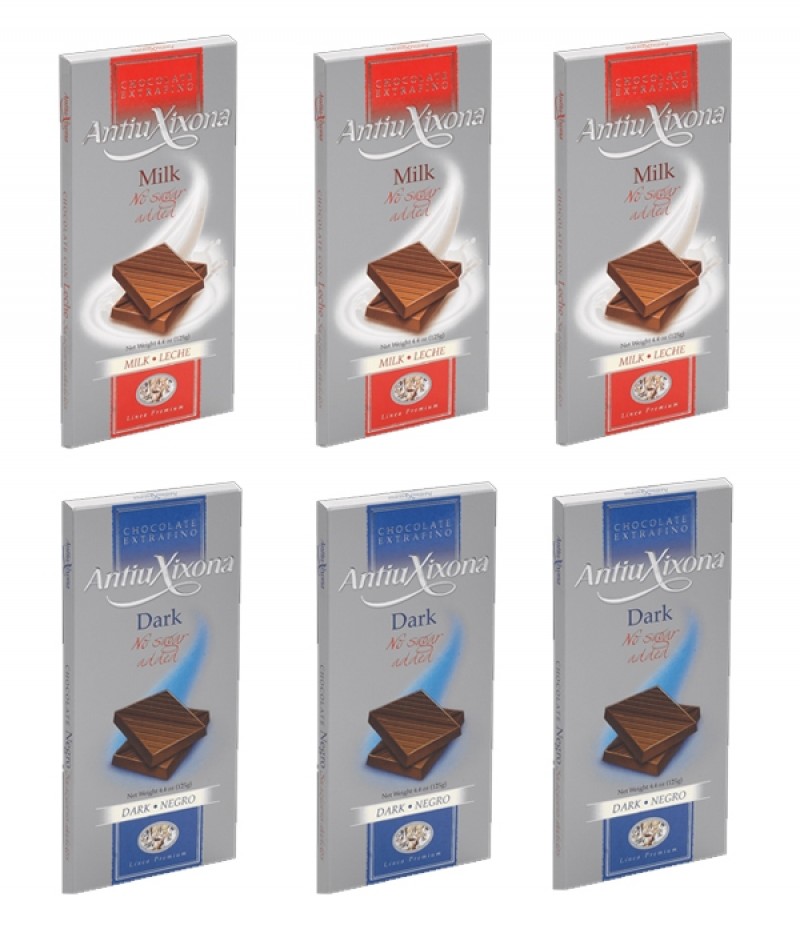 Lote de Chocolates sin azúcar