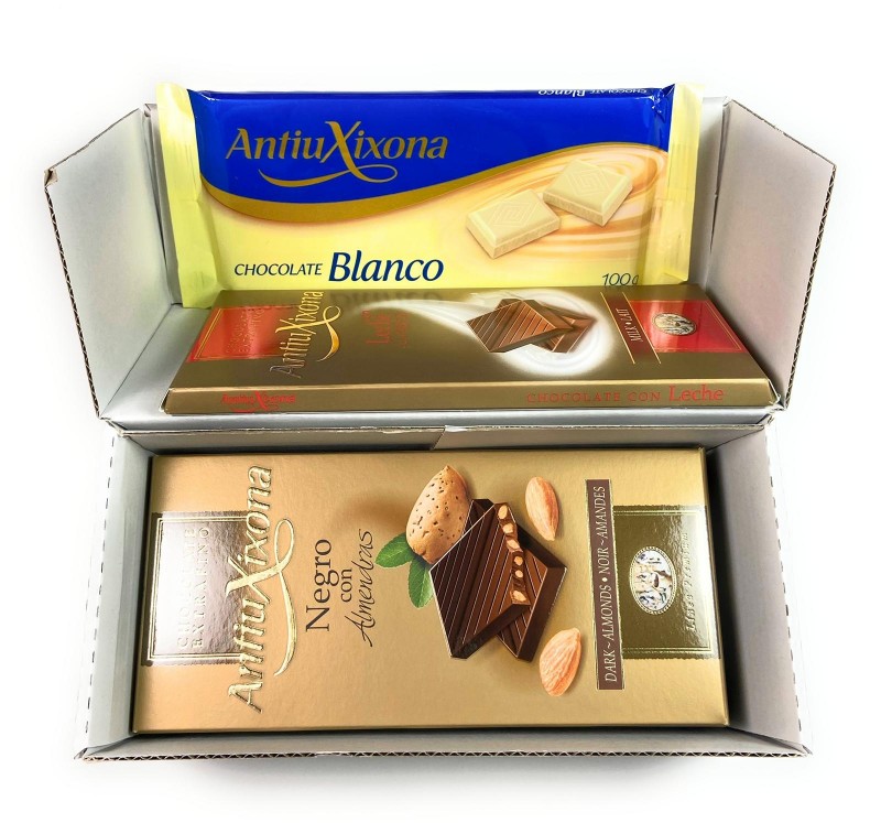 Chocolates marca Antiu Xixona