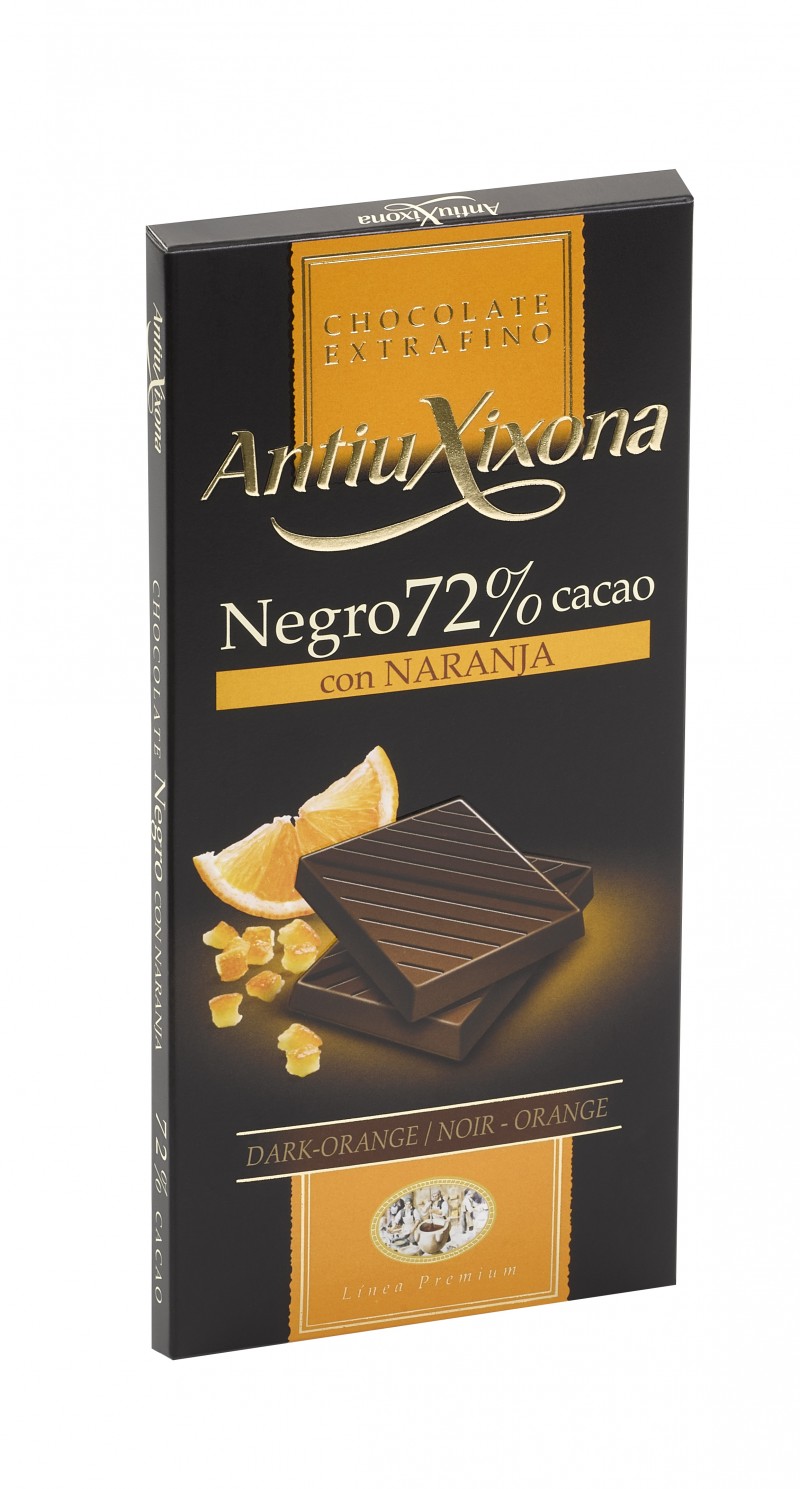 Chocolate Negro con Naranja