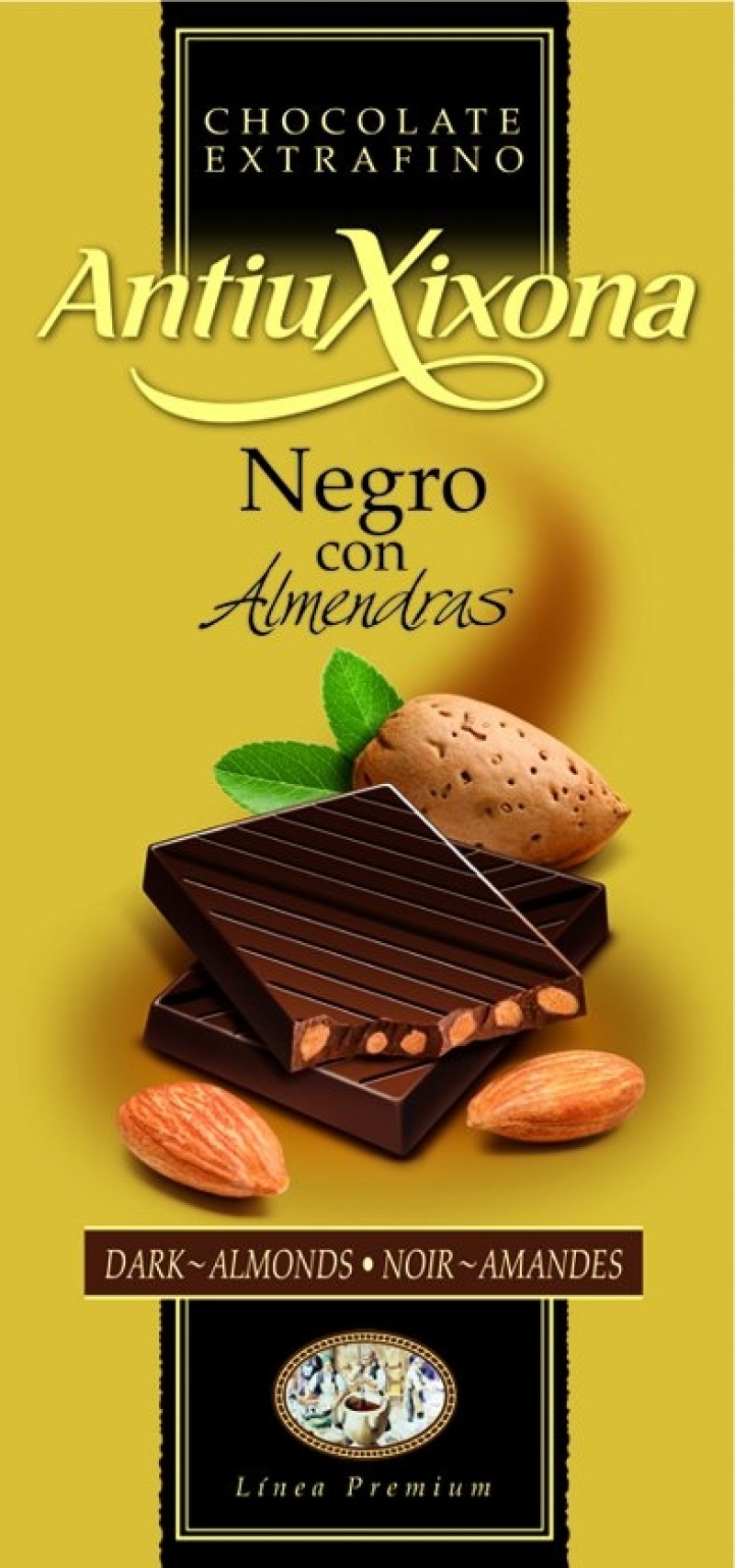 Chocolate Negro con almendras Mercadona