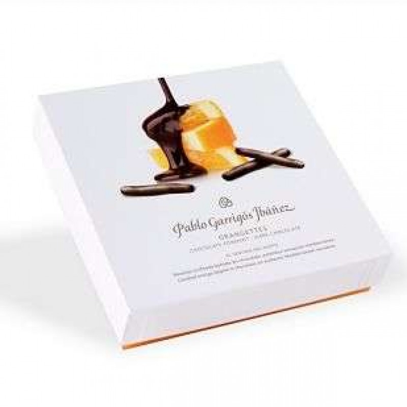 Orangettes chocolate fondant dark caja