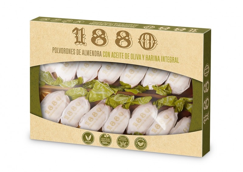  Polvorones 1880 de Almendra con Aceite de Oliva 310 g