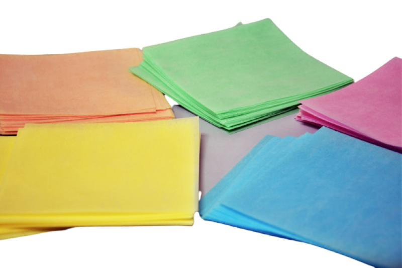 obleas en cinco colores 