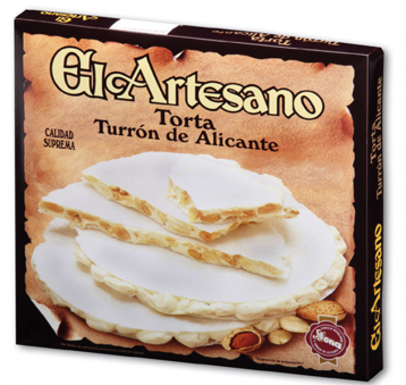 Torta_turron_alicante_artesano_Suprema_200G