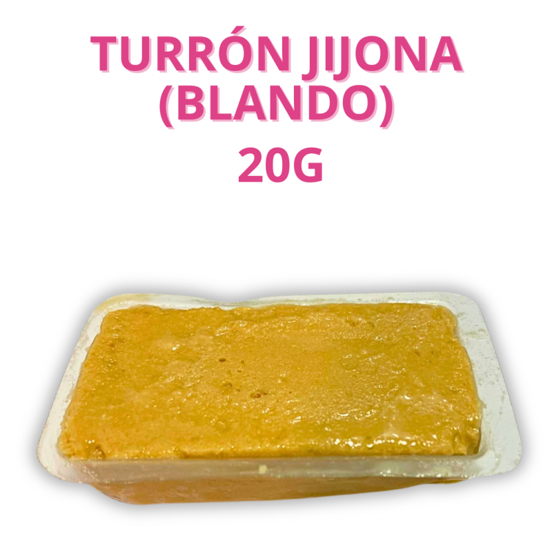 PORCION DE TURRON DE JIJONA - BLANDO 20G