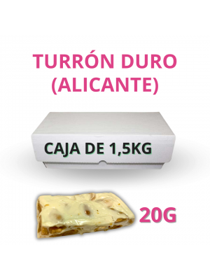PORCION DE TURRON CAJA 20G