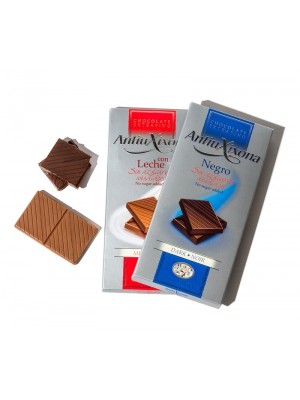 Chocolates Antiu Xixona sin azucar