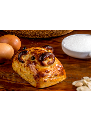 Pain de massepain au jaune d'œuf et aux fruits 500g