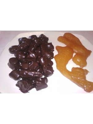 Gengibre con chocolate negro a granel en formato de 1kg o 5kg.