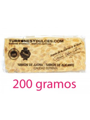 Nougat d'Alicante dur - Nougat espagnol dur, 300g