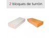 Pack de bloques de turrón Jijona y Alicante