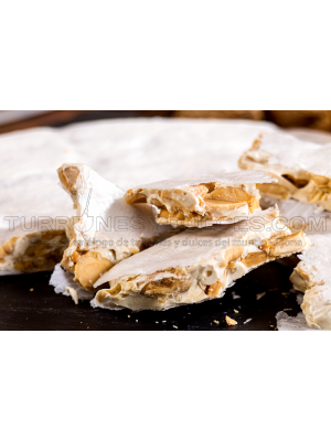 Gâteau de turron espagnol dur d'Alicante - Format rond de 200g