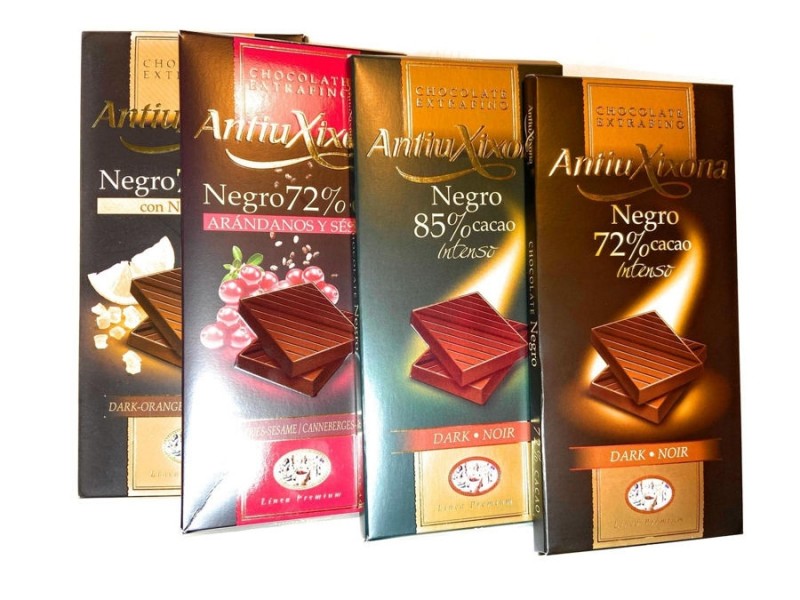 Lote 4 chocolates Antiu Xixona