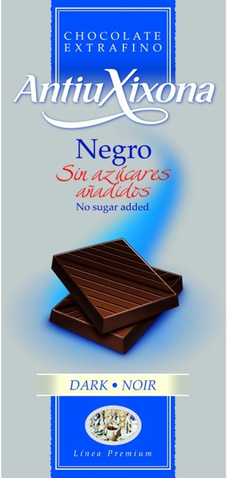 Chocolate negro sin azúcar