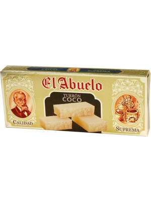 Turrón Coco 300 grs. El Abuelo