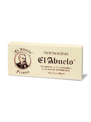 Turrón a la piedra caja de madera El Abuelo