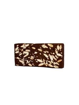 Turrón Chocolate Puro c/almendra b/300 grs El Abuelo