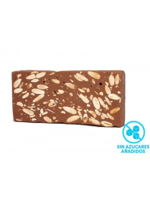 Turrón Chocolate c/almendra. SIN AZÚCARES añadidos 300gr