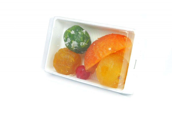 fruta escarchada