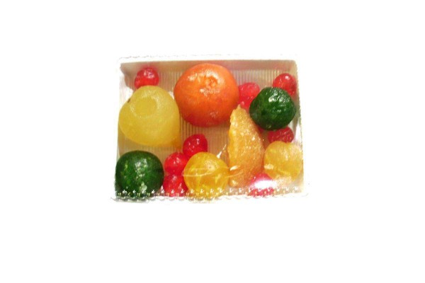 fruta glaseada