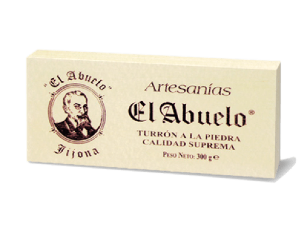 Turrón a la piedra caja de madera El Abuelo