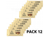 12 UNIDADES DE TURRON DE CHOCOLATE CRUJIENTE PICO GALL MARIA 200 GRS