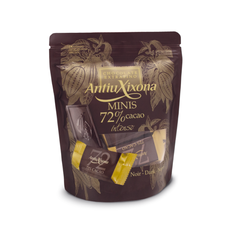 Estuche chocolatinas Antiu Xixona 72 %