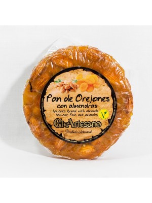 Pan de Orejones ( Albaricoques secos ) con almendras 200grs.