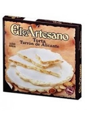 Tortas de turron de alicante de 200grs de la marca El ARtesano