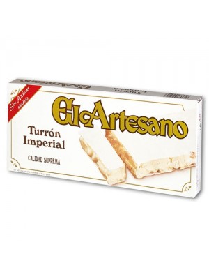 Turrón duro de almendras 200 gr. Sin Azúcar - El Artesano