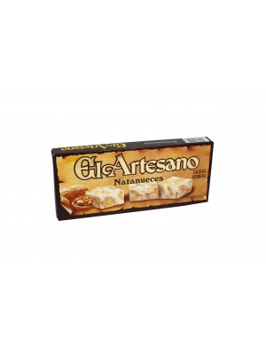 Turrón de nata nueces 200 gr. Calidad suprema - El Artesano 