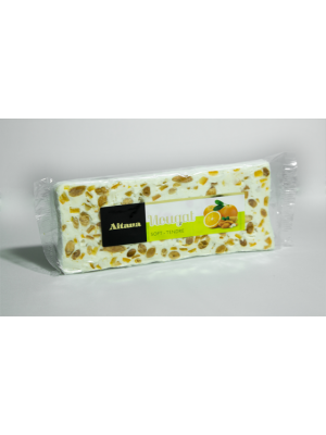 Turrón Nougat de Naranja con Almendra - El Artesano/Aitana 300g 