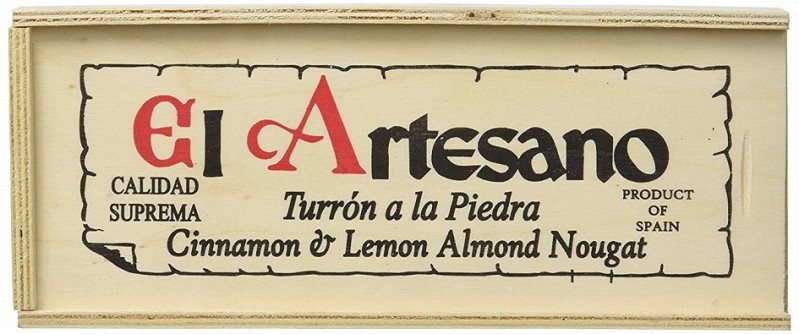 Turron a la piedra de la marca El Artesano 300 gramos 