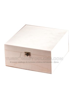 Caja Madera Lote Turrones