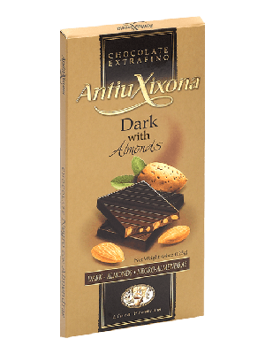 Chocolate Negro con Almendras premium extrafino Antiu Xixona