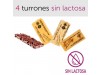 pack 4 turrones sin lactosa Jijona Alicante piedra turronico