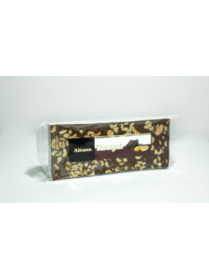 Turrón Nougat de Chocolate con Cacahuete - El Artesano/Aitana 300g 