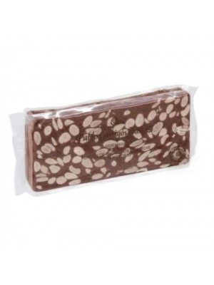 Turrón de Chocolate con Leche y Almendras Delicatessen 300g 